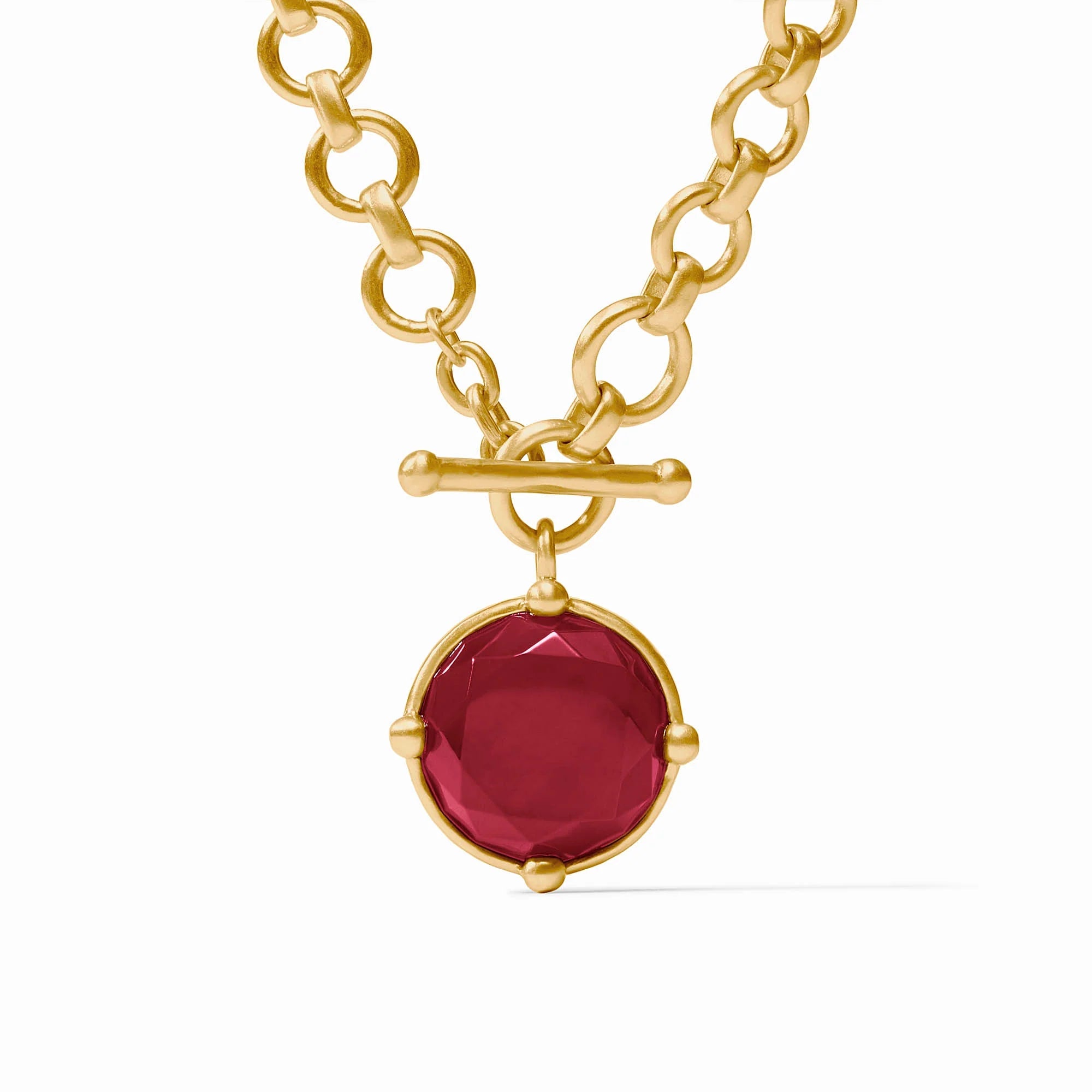 Honeybee Demi Gold Necklace - Iridescent Ruby - Sugar Babies Children's Boutique/Meg's Shoppe