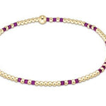Hope Joy Pattern 2mm Bead Bracelet - Fuchsia - Sugar Babies Children's Boutique/Meg's Shoppe