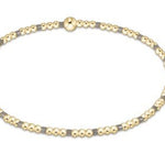 Hope Sincerity Pattern 2mm Bead Bracelet - Milkshake - Sugar Babies Children's Boutique/Meg's Shoppe