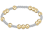 Hope Unwritten 6mm Bead Bracelet - Mixed Metal Bracelets enewton