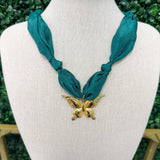 Hope Wings Necklace - Teal Necklaces Hart Designs