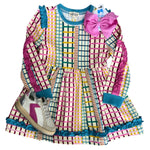 Hopscotch Dress Girls Play Dresses Finding Foxtale