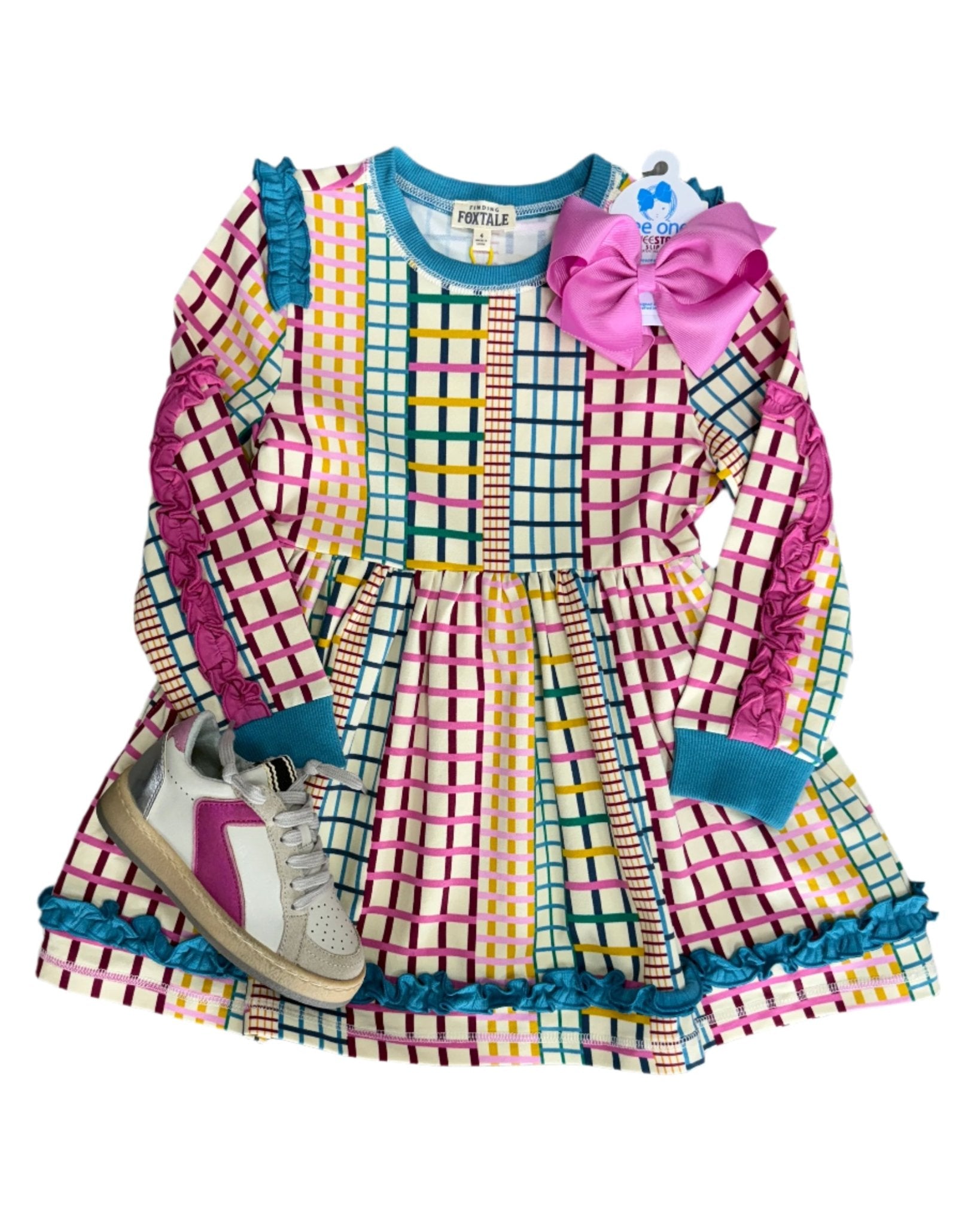 Hopscotch Dress Girls Play Dresses Finding Foxtale