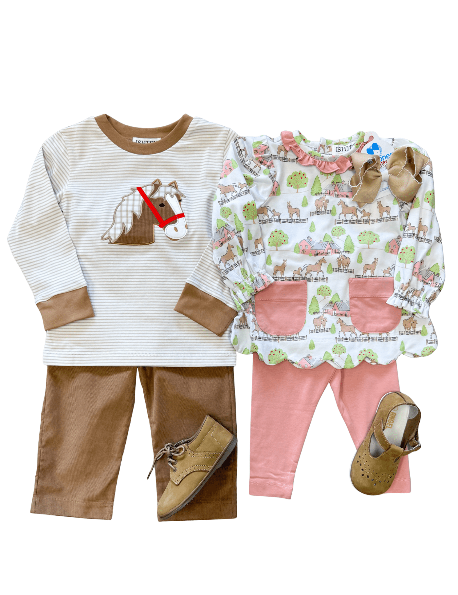 Horse & Foal Leggings Set Girls Sets Ishtex