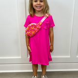 Hot Pink T-Shirt Dress Girls Play Dresses Mila & Rose