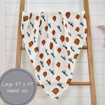 How We Roll Baby Muslin Swaddle Blanket Baby Accessories LollyBanks