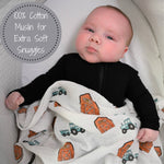 How We Roll Baby Muslin Swaddle Blanket Baby Accessories LollyBanks
