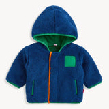 Hudson Bay Sherpa Boys Jacket w/ Stripe Rib - Sugar Babies Children's Boutique/Meg's Shoppe