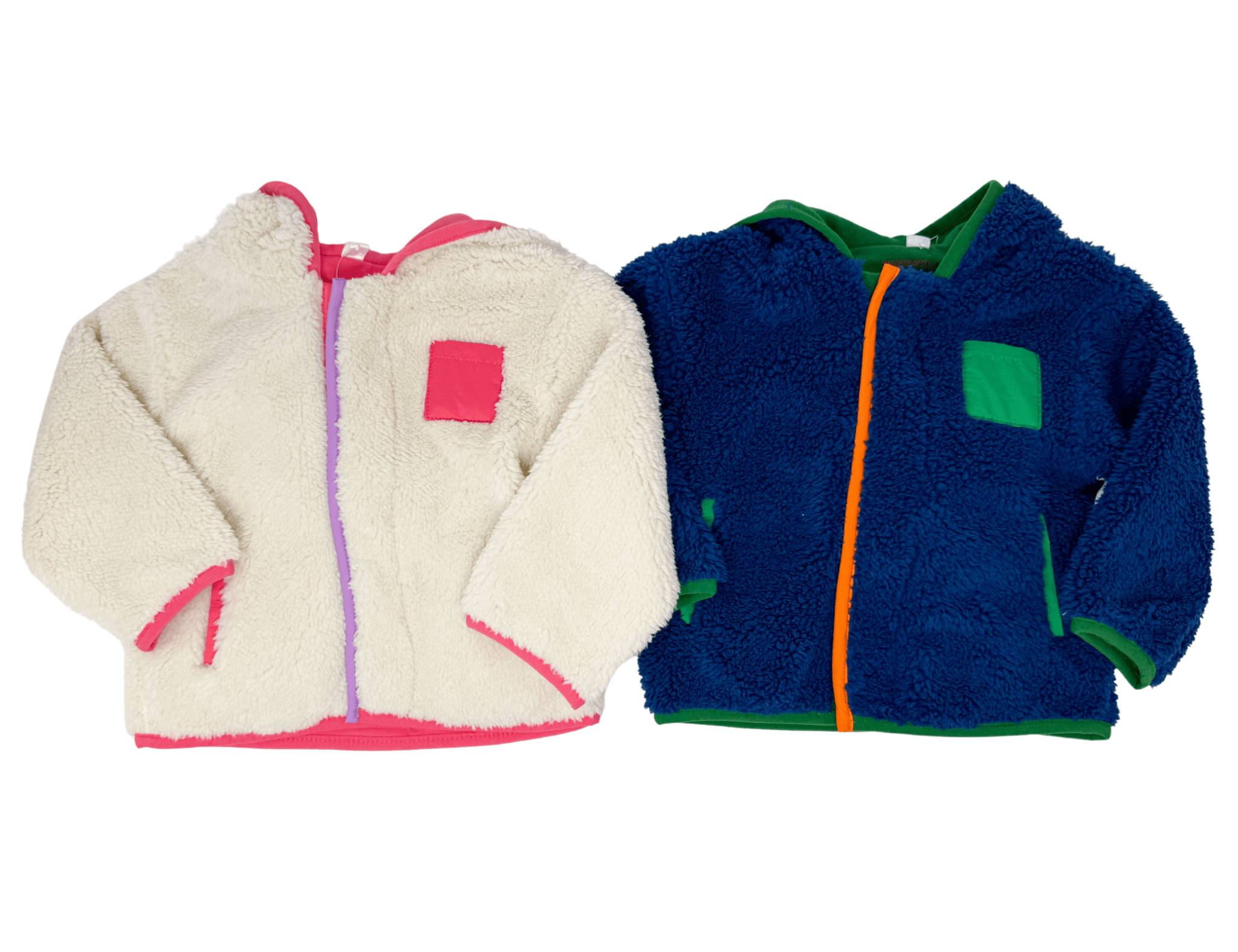 Hudson Bay Sherpa Boys Jacket w/ Stripe Rib - Sugar Babies Children's Boutique/Meg's Shoppe