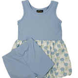 Hydrangea Bubble Dress w/ Shorts Girls Play Dresses Emma Jean
