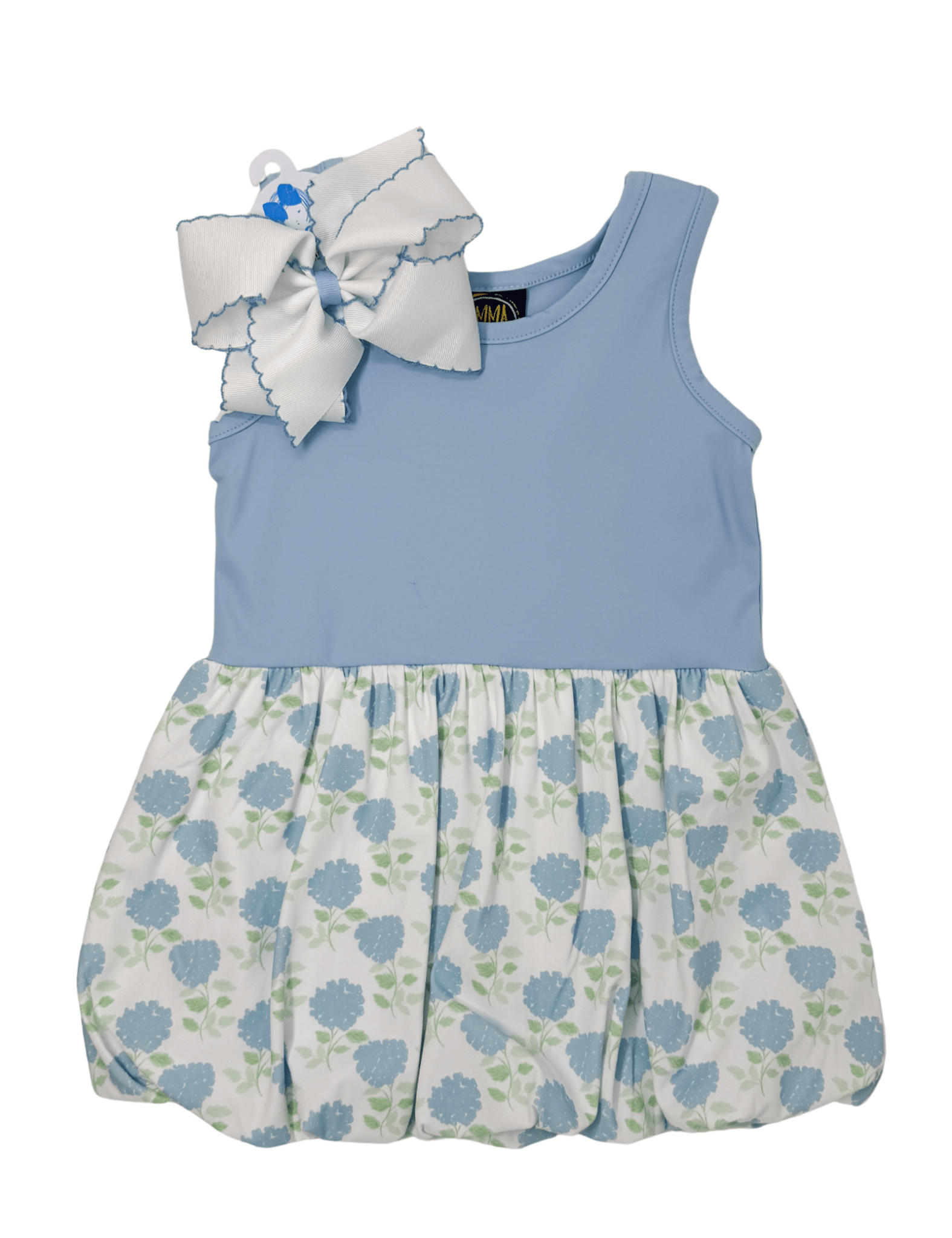 Hydrangea Bubble Dress w/ Shorts Girls Play Dresses Emma Jean