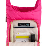 HydroBag Handle - Bright Pink with Pink and Navy Striped Strap Purses + Totes WanderFull