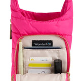 HydroBag Handle - Bright Pink with Pink and Navy Striped Strap Purses + Totes WanderFull