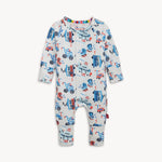 I Wheel Survive Modal Convertible Coverall Baby Sleepwear Magnetic Me