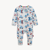 I Wheel Survive Modal Convertible Coverall Baby Sleepwear Magnetic Me