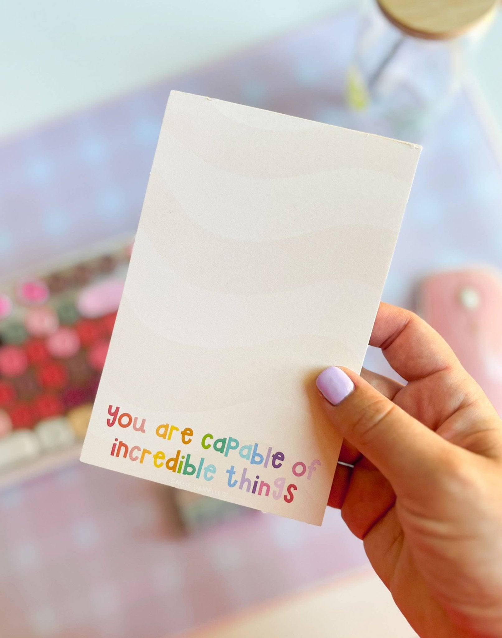 Incredible Things Notepad Paper Goods Callie Danielle