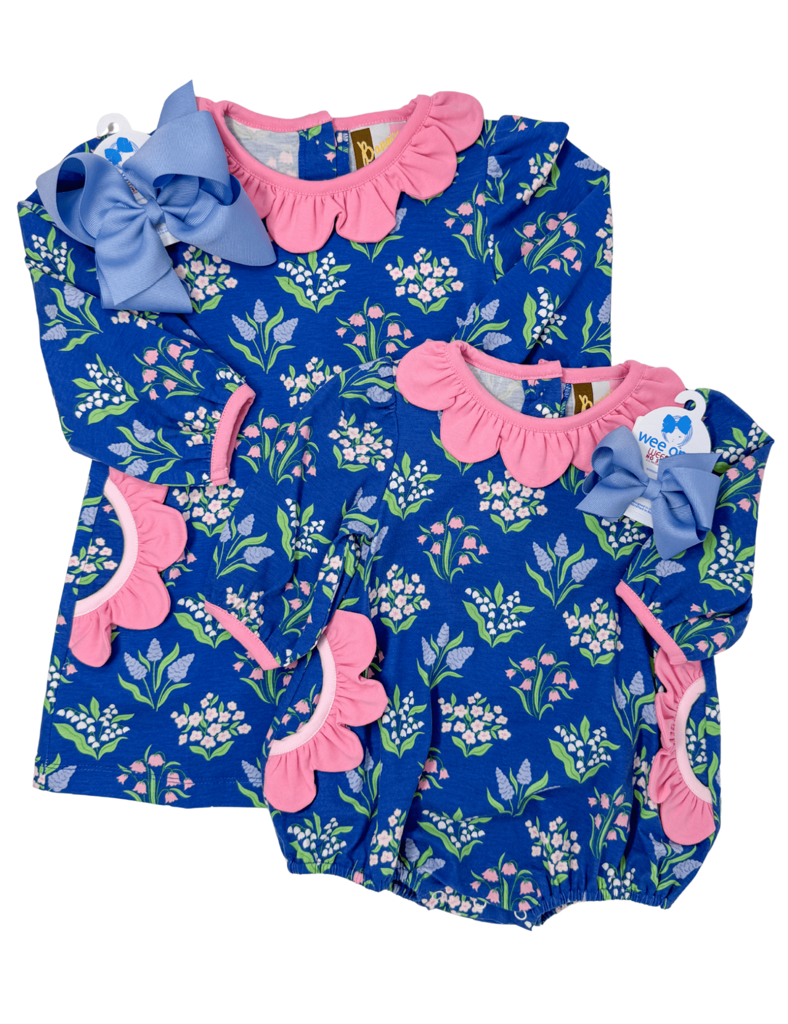 Indigo Bloom Bubble Girls Bubbles + Rompers Banana Split