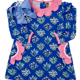Indigo Bloom Dress Girls Play Dresses Banana Split