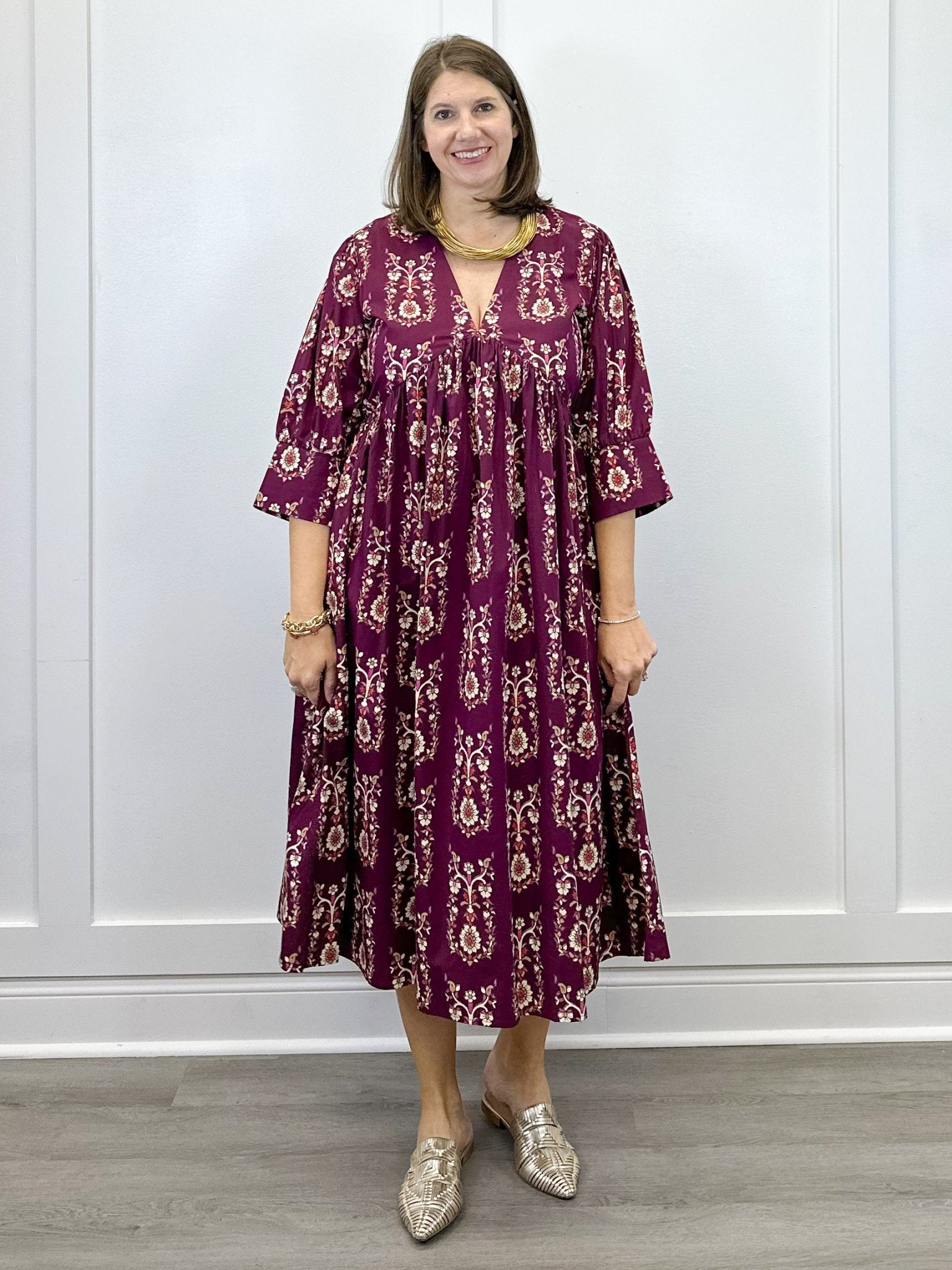 Ingrid Dress - Bramble Motifs - Sugar Babies Children's Boutique/Meg's Shoppe
