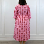Ingrid Dress - Scarlet Blossom Long Dresses Livro