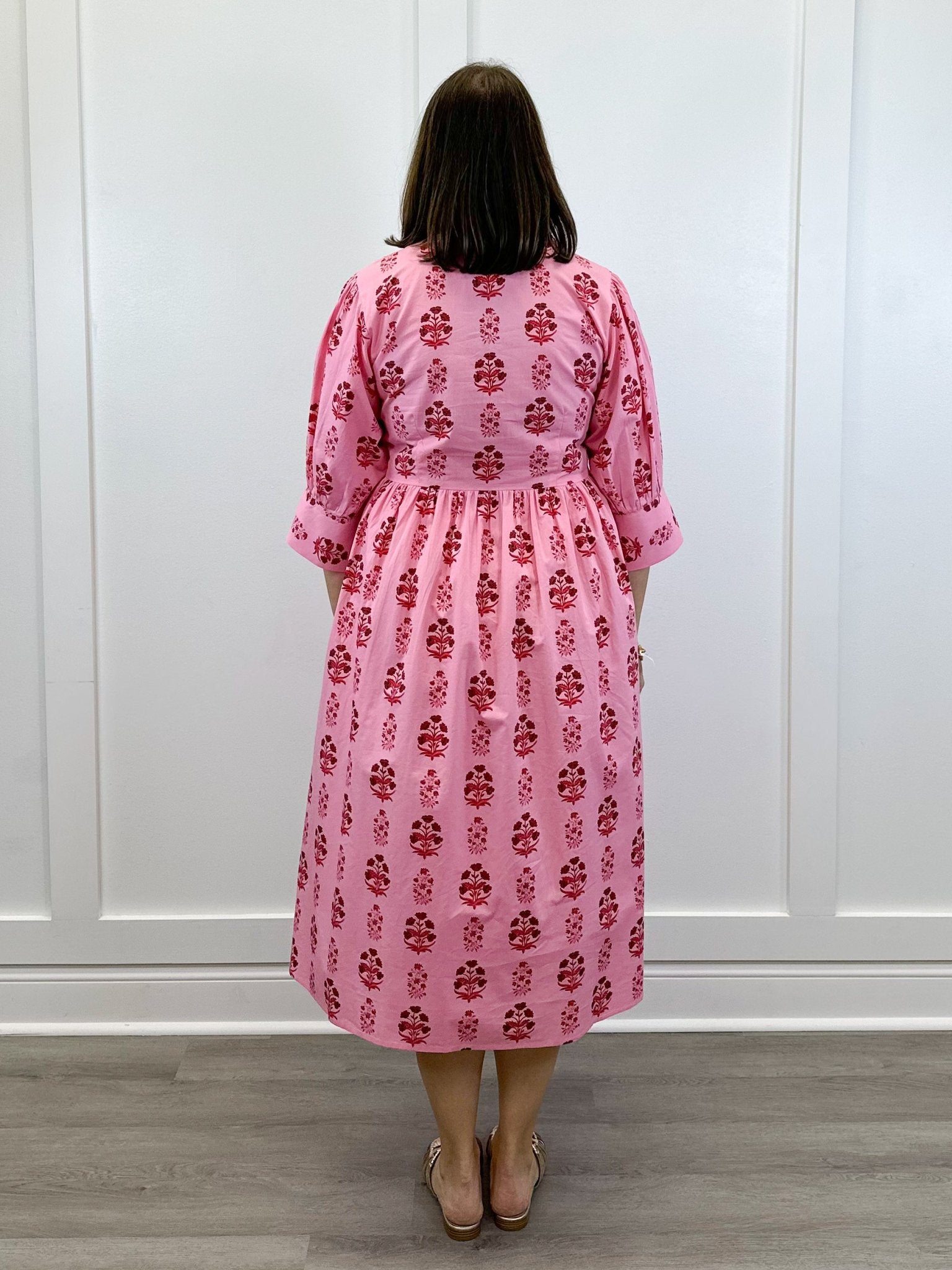 Ingrid Dress - Scarlet Blossom Long Dresses Livro