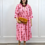 Ingrid Dress - Scarlet Blossom Long Dresses Livro