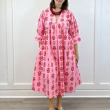 Ingrid Dress - Scarlet Blossom Long Dresses Livro