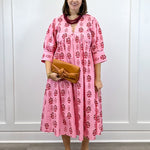 Ingrid Dress - Scarlet Blossom Long Dresses Livro