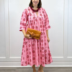 Ingrid Dress - Scarlet Blossom Long Dresses Livro