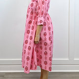 Ingrid Dress - Scarlet Blossom Long Dresses Livro