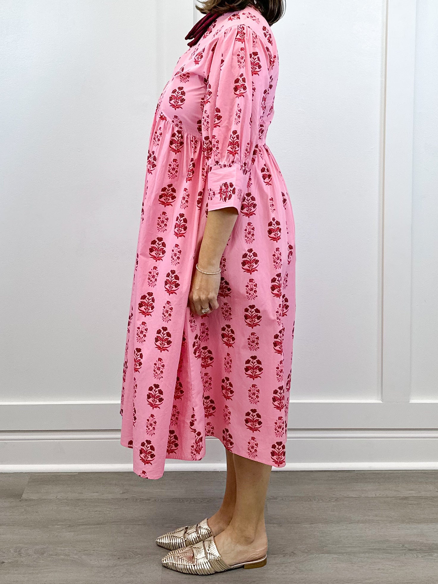 Ingrid Dress - Scarlet Blossom Long Dresses Livro