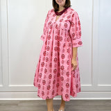 Ingrid Dress - Scarlet Blossom Long Dresses Livro