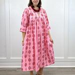 Ingrid Dress - Scarlet Blossom Long Dresses Livro