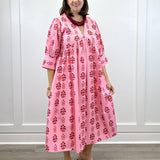 Ingrid Dress - Scarlet Blossom Long Dresses Livro