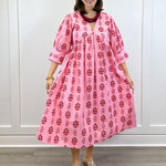 Ingrid Dress - Scarlet Blossom Long Dresses Livro