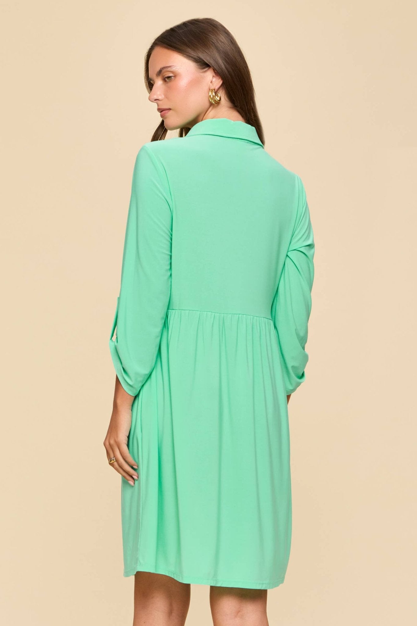 Inspire Dress - Aqua Mint Short Dresses Dear Scarlett