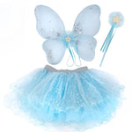 Iridescent Celestial Fairy Wings, Tutu & Wand Kids Misc Accessories Great Pretenders