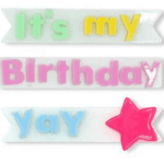 It's My Birthday Alligator Clips Kids Hair Accessories Lilies & Roses