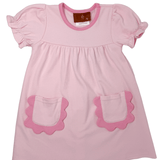 Izzie S/S Dress - Pink Girls Play Dresses Millie Jay