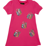 Jack-O-Lantern Sparkle Applique Dress - Sugar Babies Children's Boutique/Meg's Shoppe