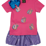 Jack-O-Lantern Sparkle T-Shirt - Sugar Babies Children's Boutique/Meg's Shoppe