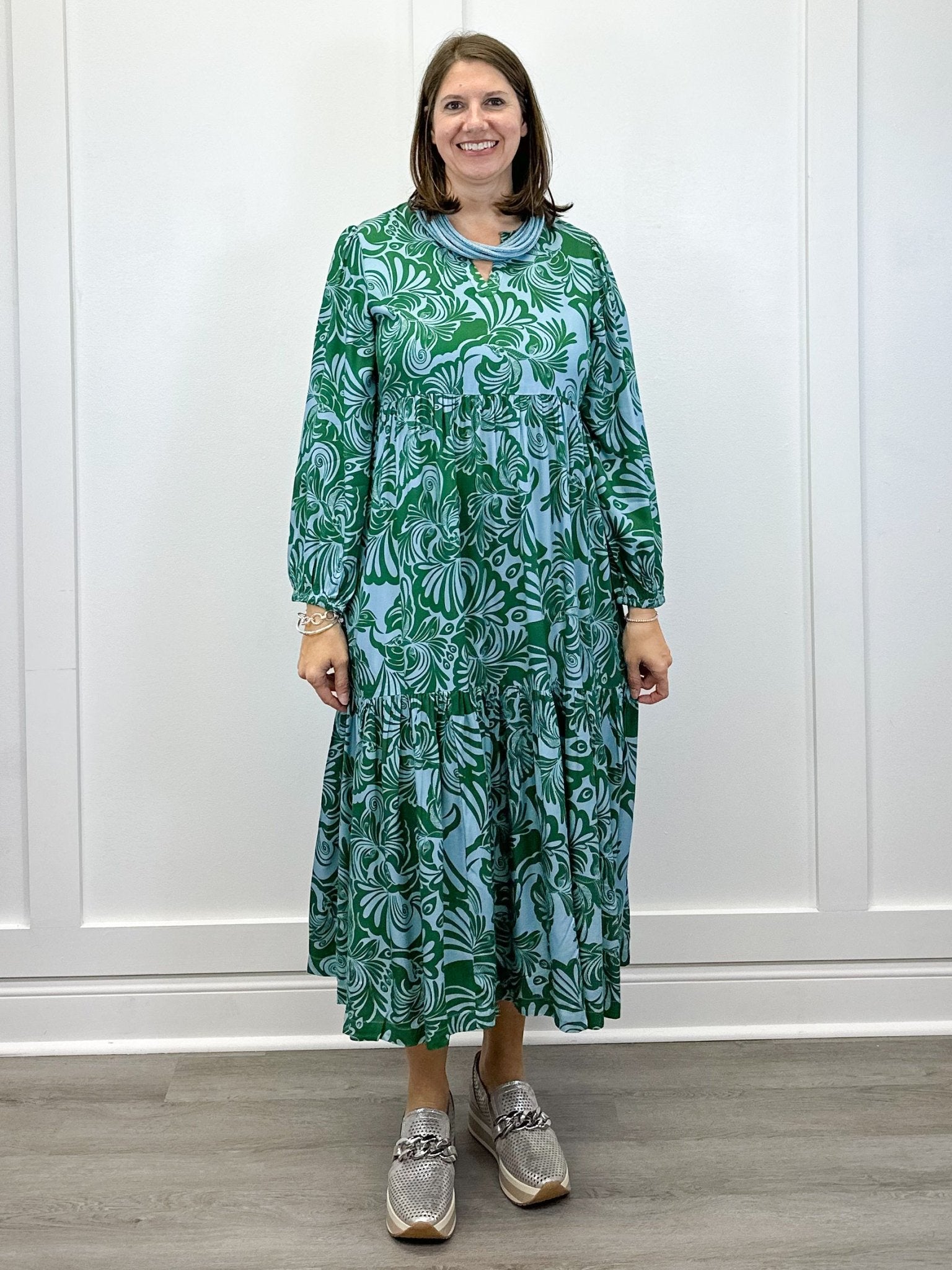 Jenny Maxi - Kelly Green Long Dresses Briton Court