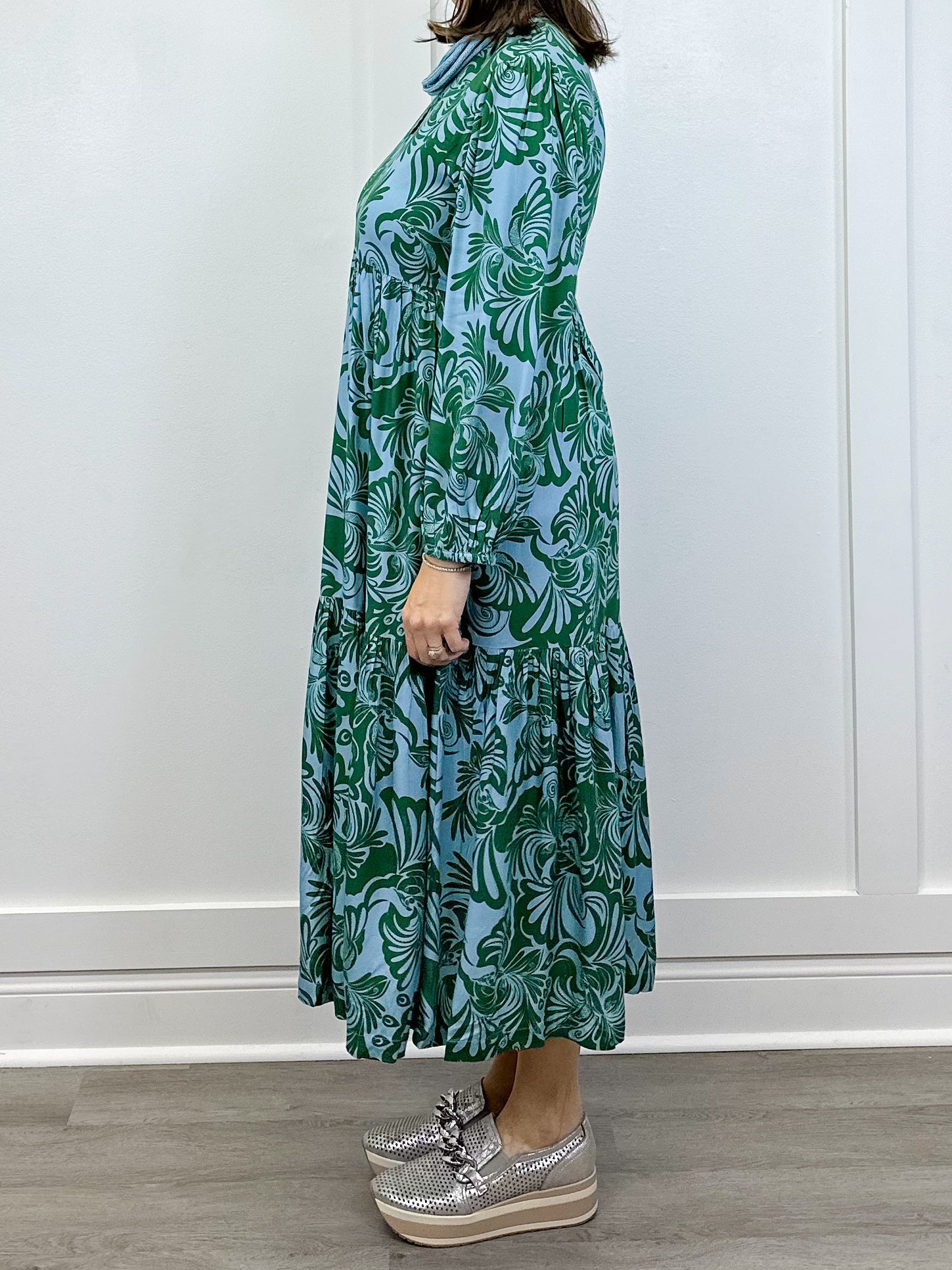 Jenny Maxi - Kelly Green Long Dresses Briton Court