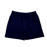 Jersey Shorts w/ Front Pockets - Navy Boys Shorts Luigi