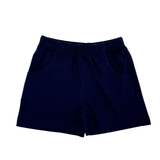 Jersey Shorts w/ Front Pockets - Navy Boys Shorts Luigi