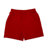 Jersey Shorts w/ Front Pockets - Red Boys Shorts Luigi