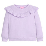 Jody Top - Lilac Cableknit Girls Tops + Tees Bisby