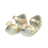 Jolie Bow Sandal - Champagne Girls Shoes L'Amour