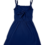 Josie Dress w/ Ric Rac - Navy Girls Play Dresses Area Code 407