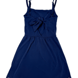 Josie Dress w/ Ric Rac - Navy Girls Play Dresses Area Code 407